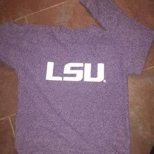 LSU Wooly Thread pullover